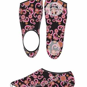 puretoes Accessories - Puretoes - Floral Yoga socks new nip S 5-7 puretoes Accessories - Puretoes - Floral Yoga socks new nip S 5-7